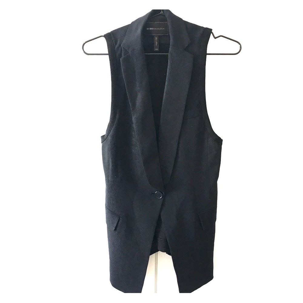 BCBGMAXAZRIA black vest XXS